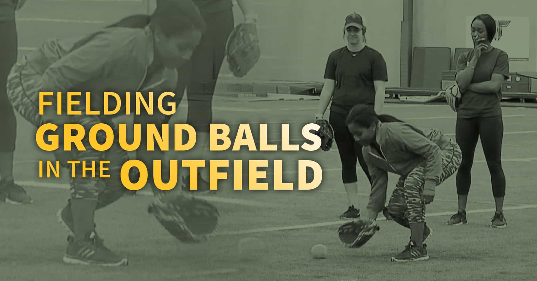 Outfield tempo drill for efficiently fielding ground balls The Art of