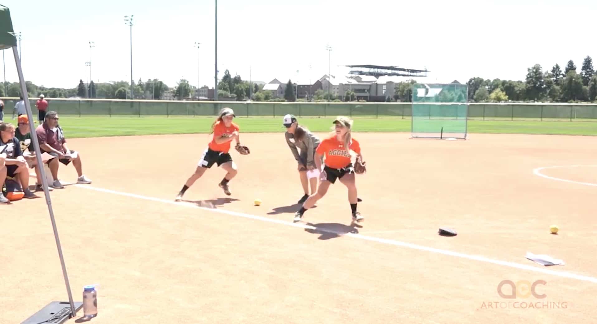Teaching your fielders the dropstep The Art of Coaching Softball