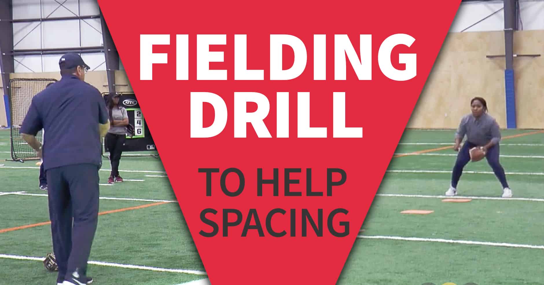 Fielding Spacing drill The Art of Coaching Softball