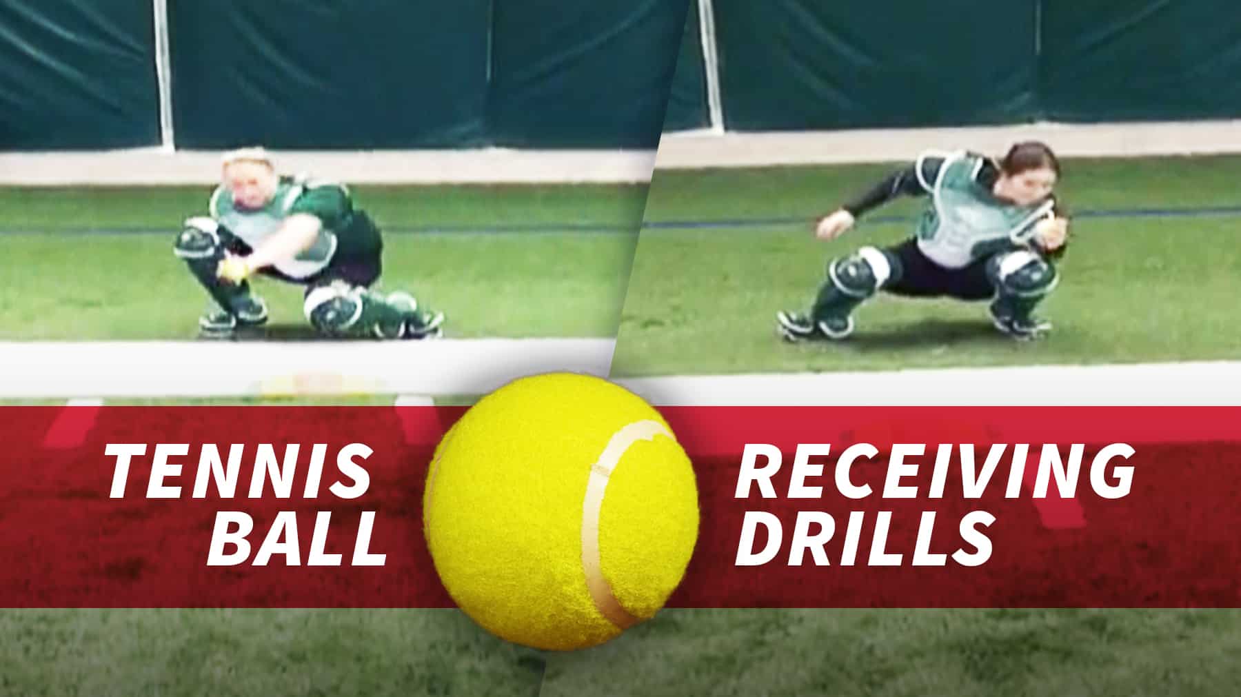 Catching drills Tennis ball receiving The Art of Coaching Softball