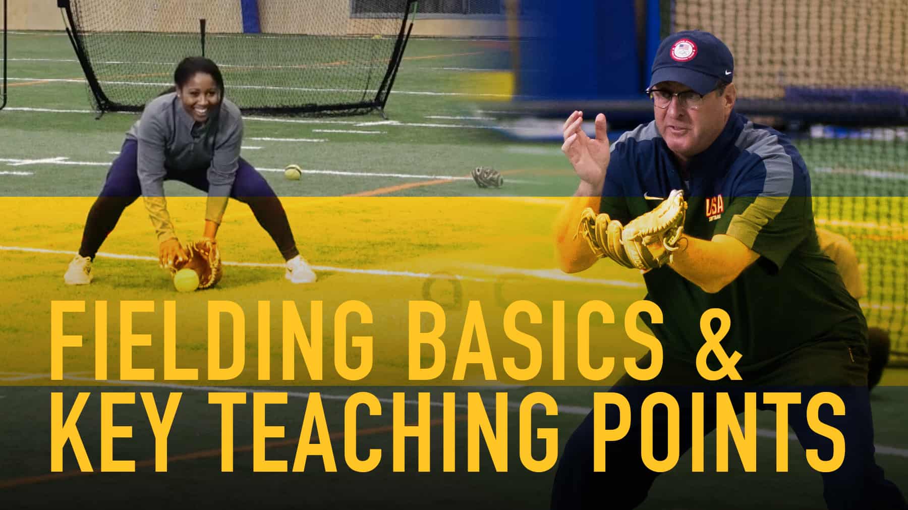 Key points for teaching proper softball fielding fundamentals