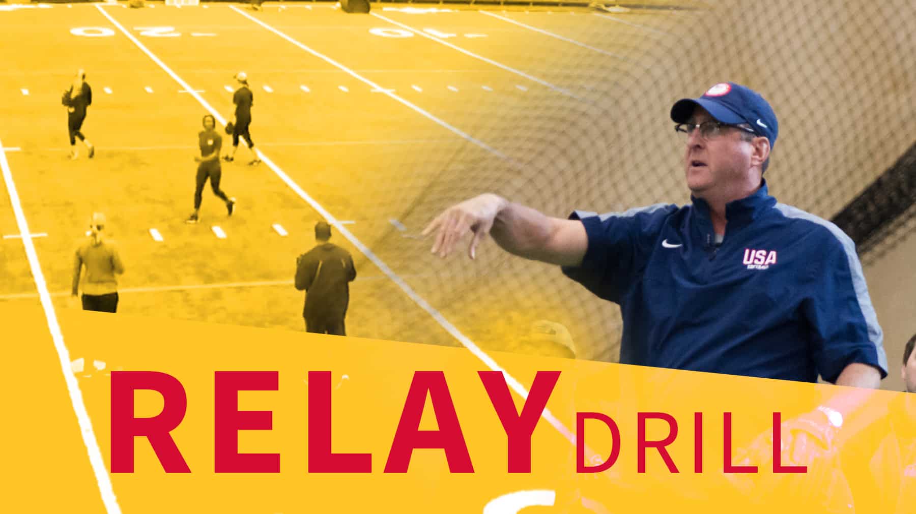 Fielding Relay drill The Art of Coaching Softball