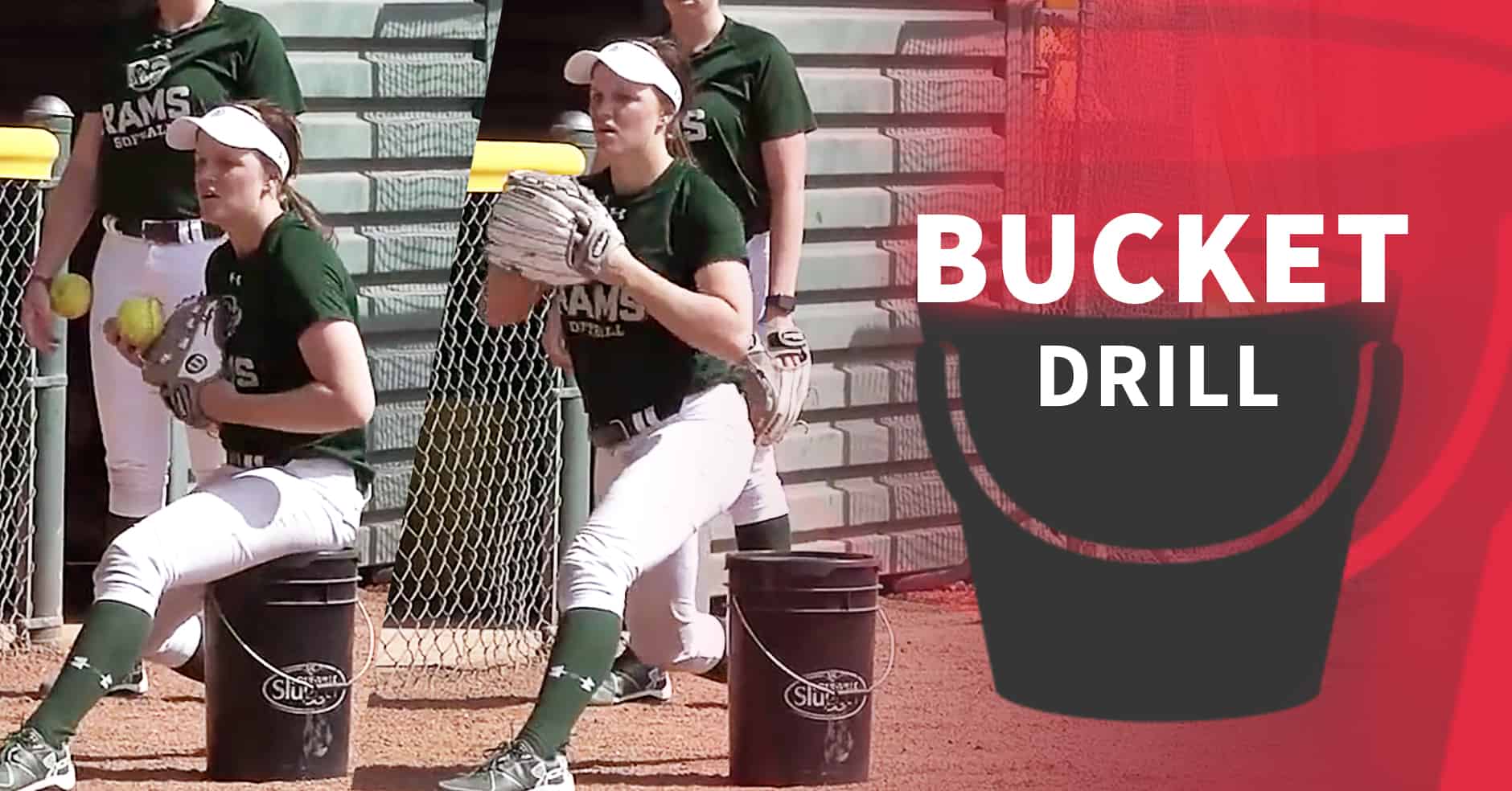 Pitching Bucket drill The Art of Coaching Softball
