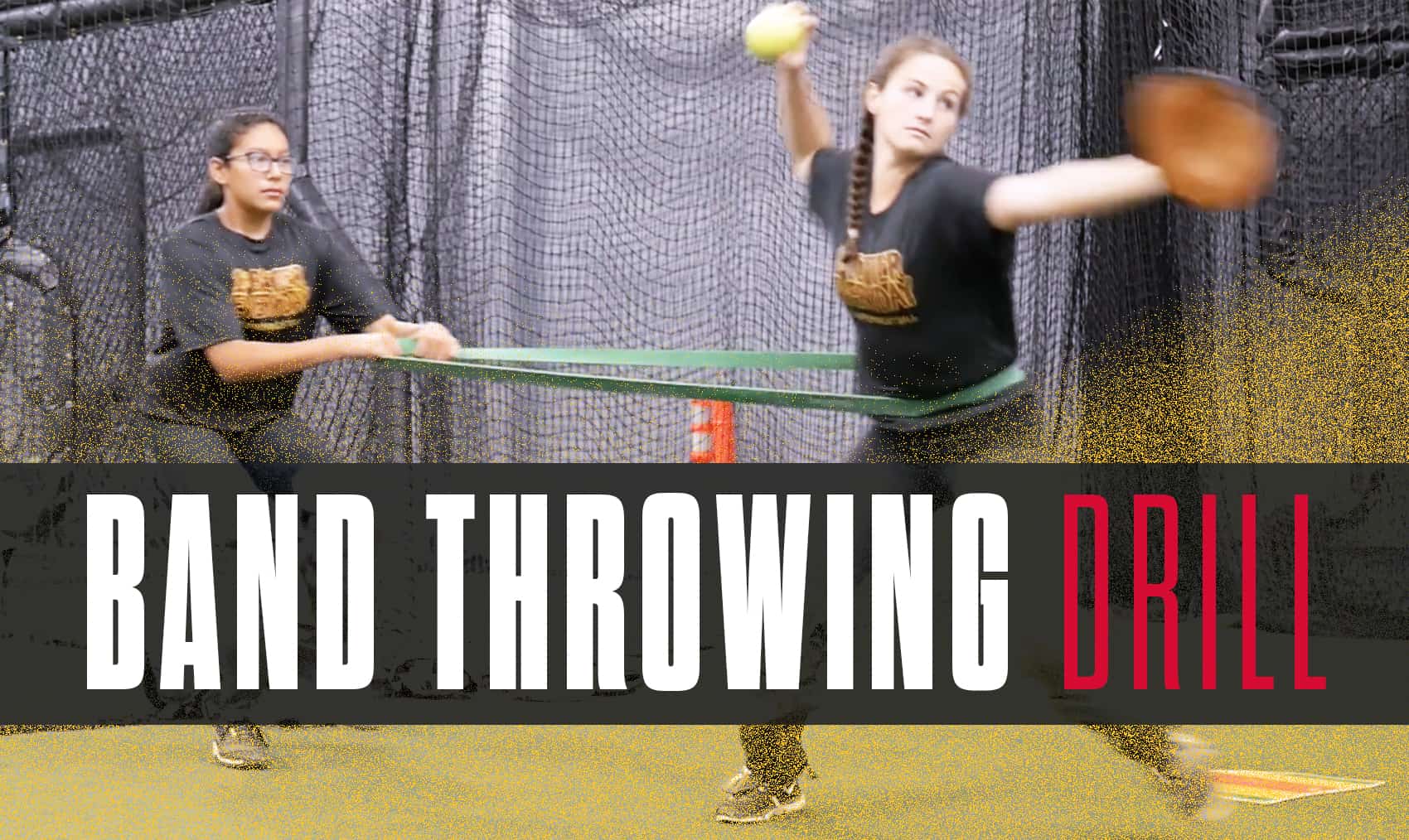 Band throwing drill The Art of Coaching Softball