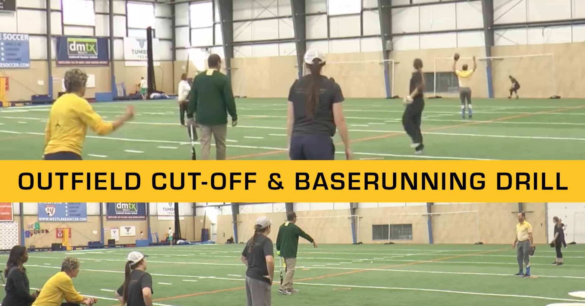 Fielding Outfield cutoff and baserunning drill The Art of Coaching