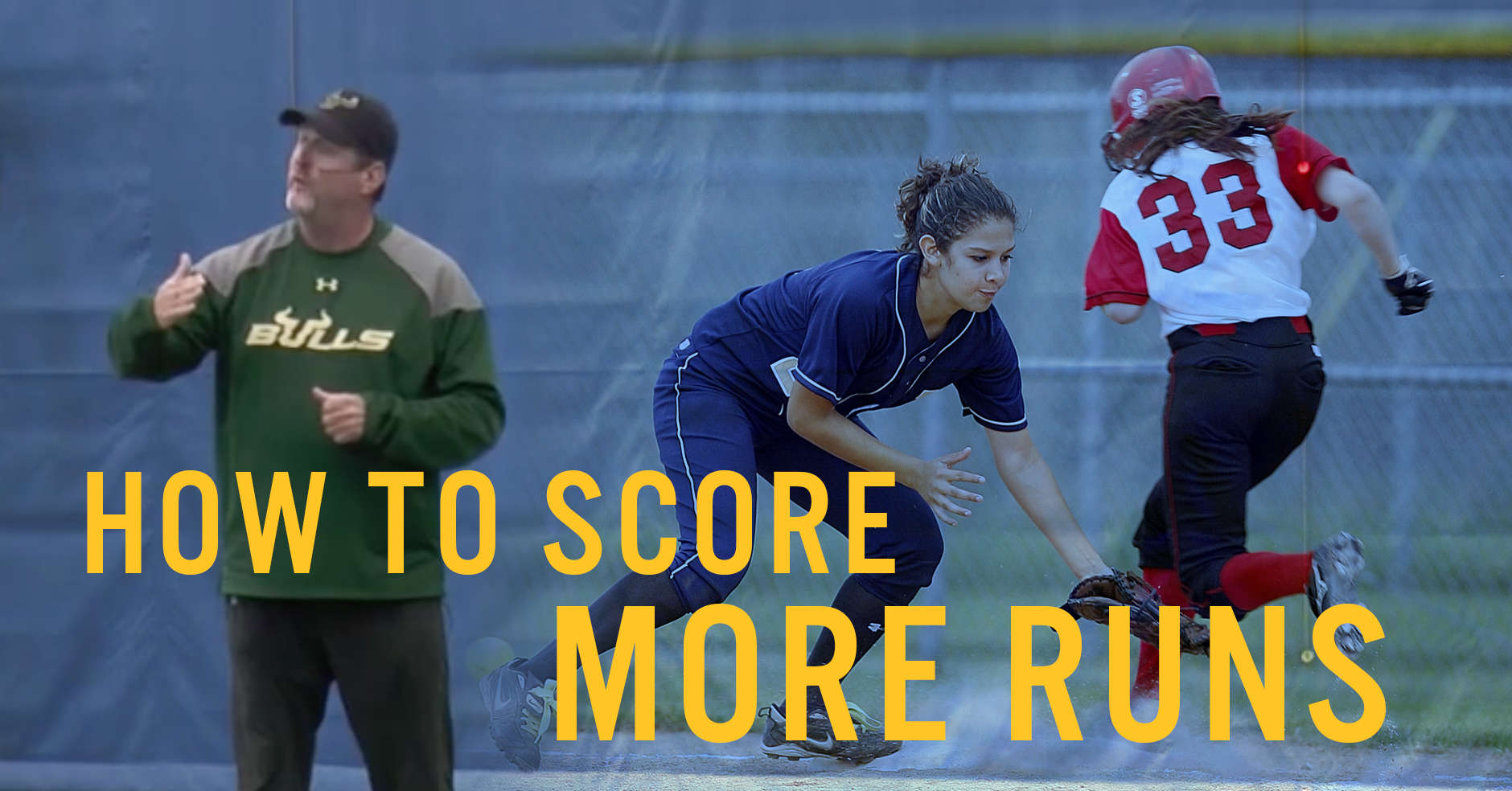 Baserunning How to score more runs The Art of Coaching Softball