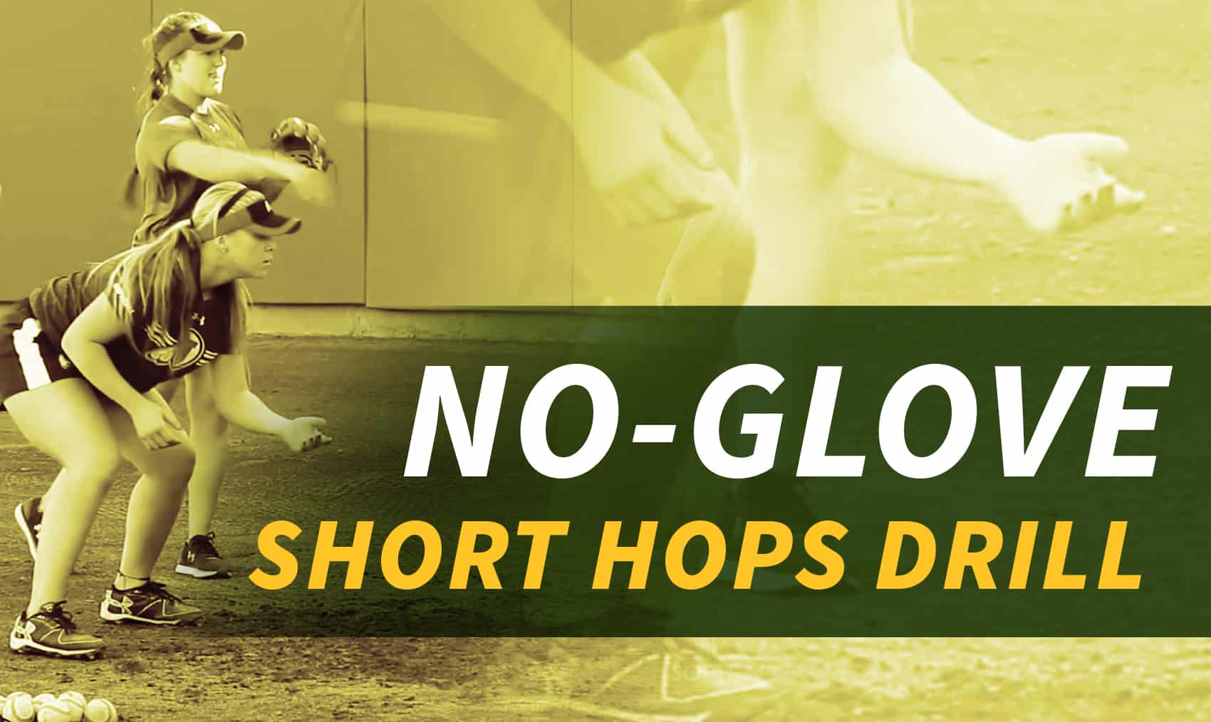 Fielding Noglove short hops drill The Art of Coaching Softball