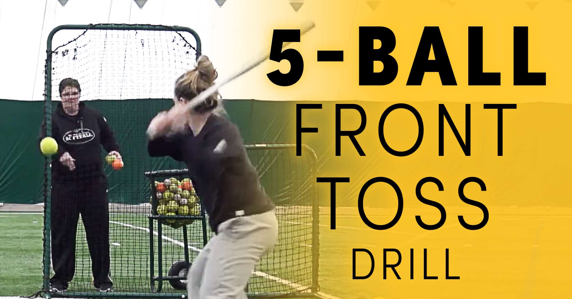 5ball front toss drill develops hitter timing The Art of Coaching