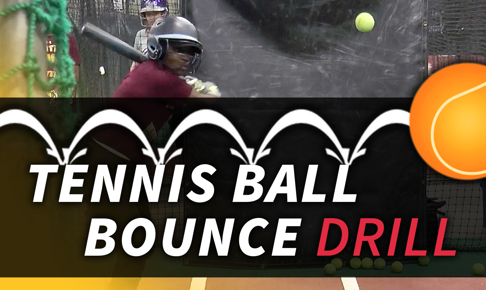 Hitting Tennis ball bounce drill The Art of Coaching Softball