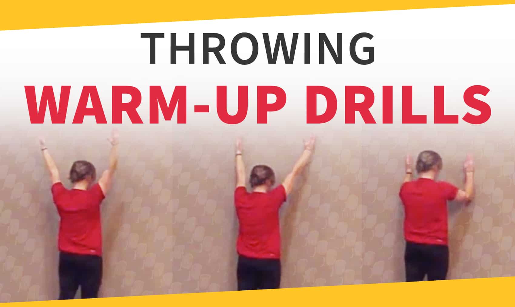 Throwing warmup drills The Art of Coaching Softball