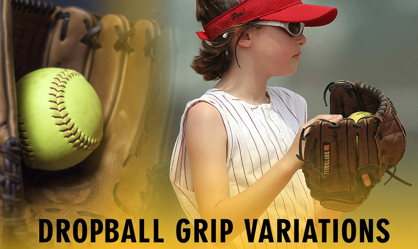 Pitching Dropball grip variations The Art of Coaching Softball