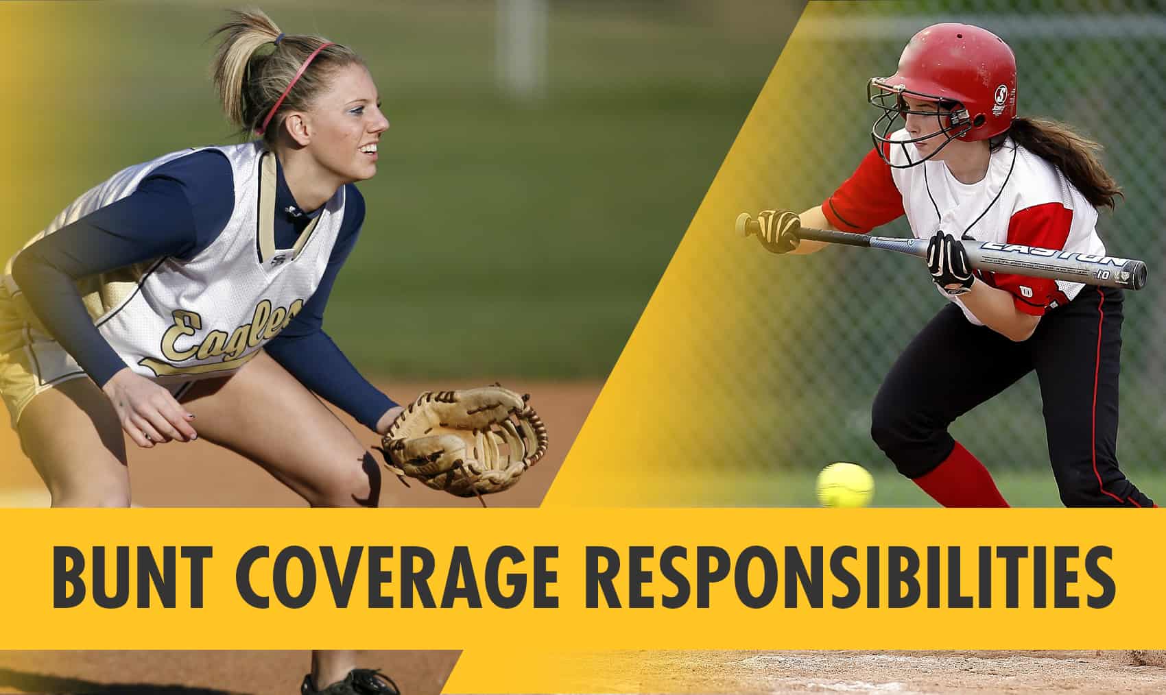 Fielding Normal bunt defense with a runner on first The Art of Coaching Softball