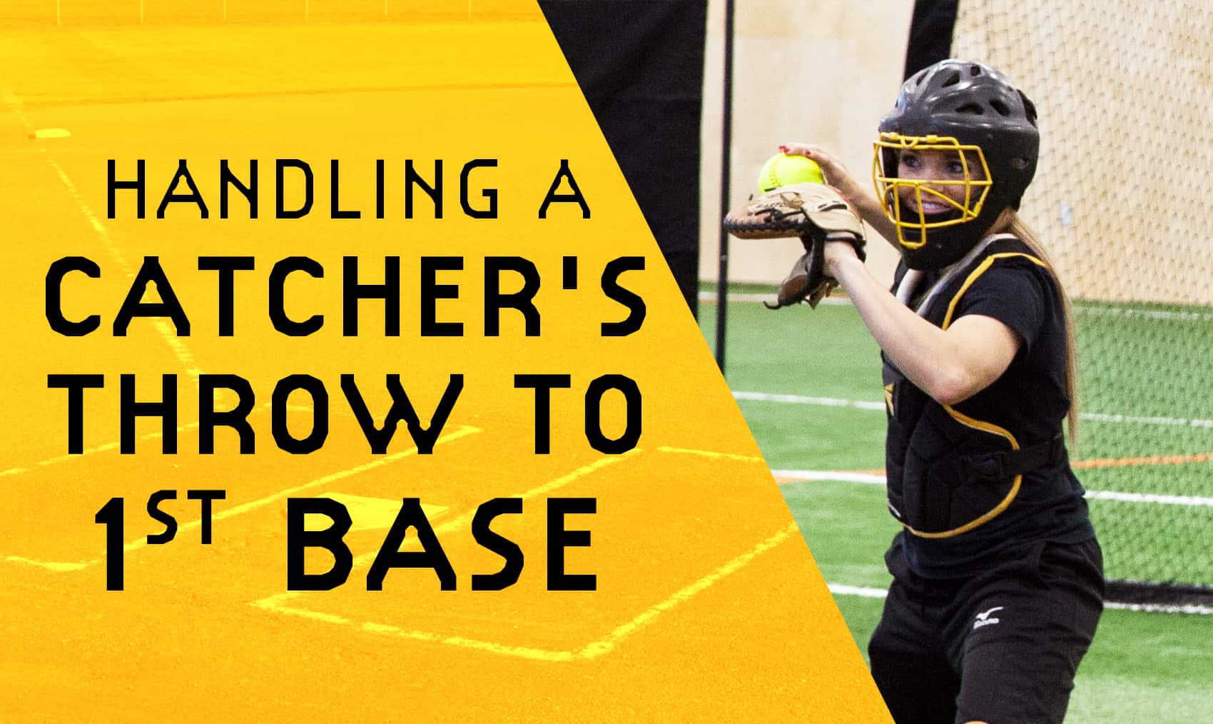 How to handle a catcher’s throw to first The Art of Coaching Softball