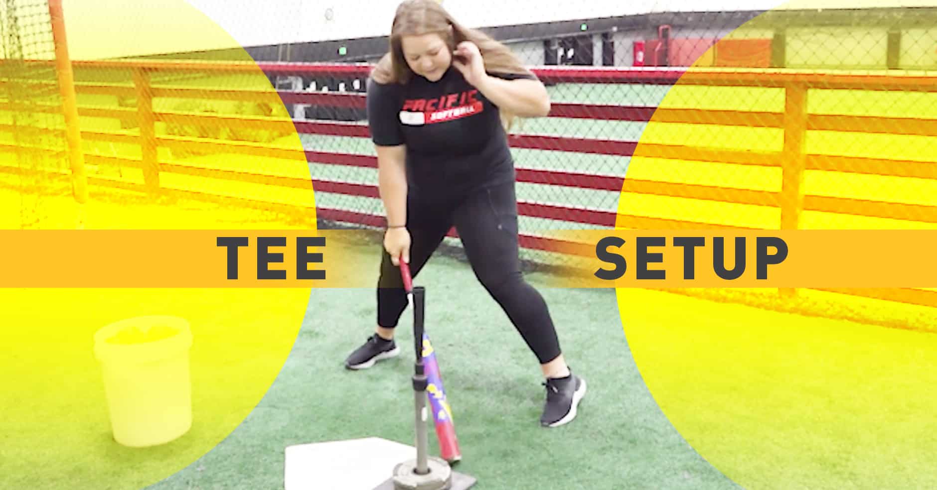 Hitting Tee setup The Art of Coaching Softball