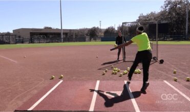 Teaching the drag bunt with forward momentum