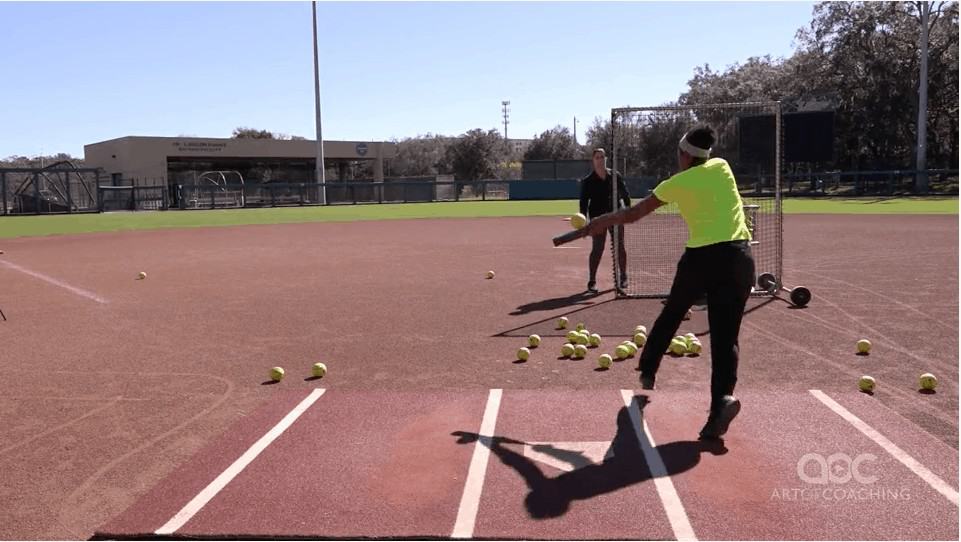 Teaching the drag bunt with forward momentum