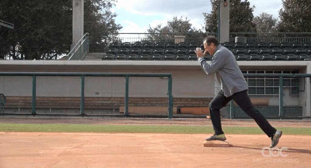 Hitting the correct part of first base