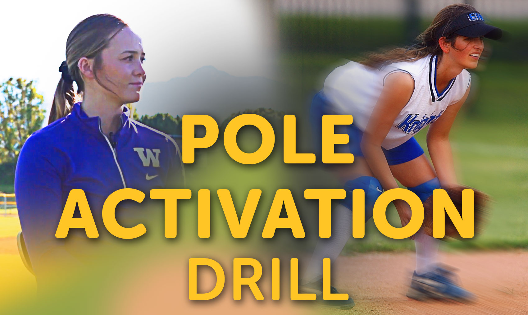 Pole activation drill to work on infielder footwork The Art of