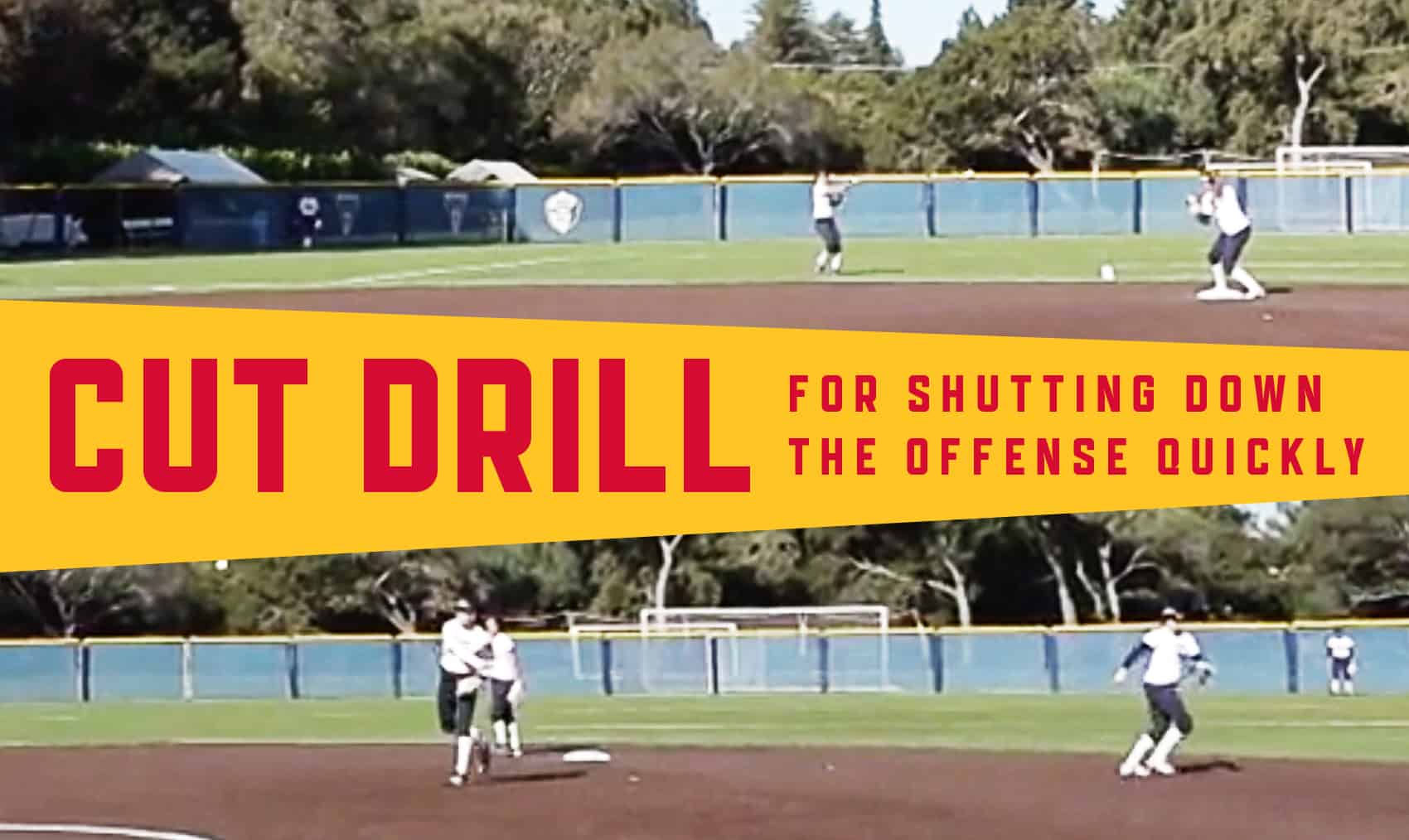 Cut drill for shutting down the offense quickly The Art of Coaching Softball