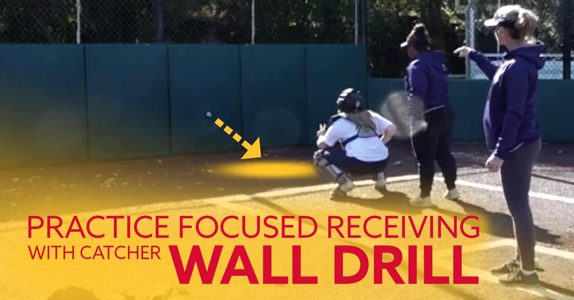 Practice focused receiving with catcher wall drill The Art of