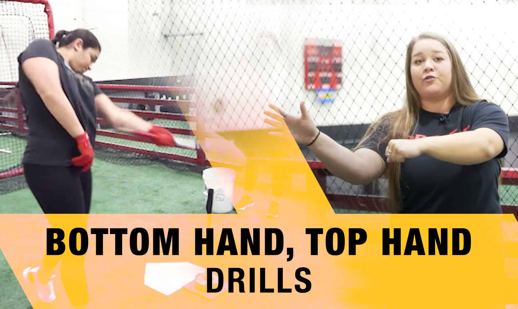 Hitting: Bottom hand, top hand drills - The Art of Coaching Softball