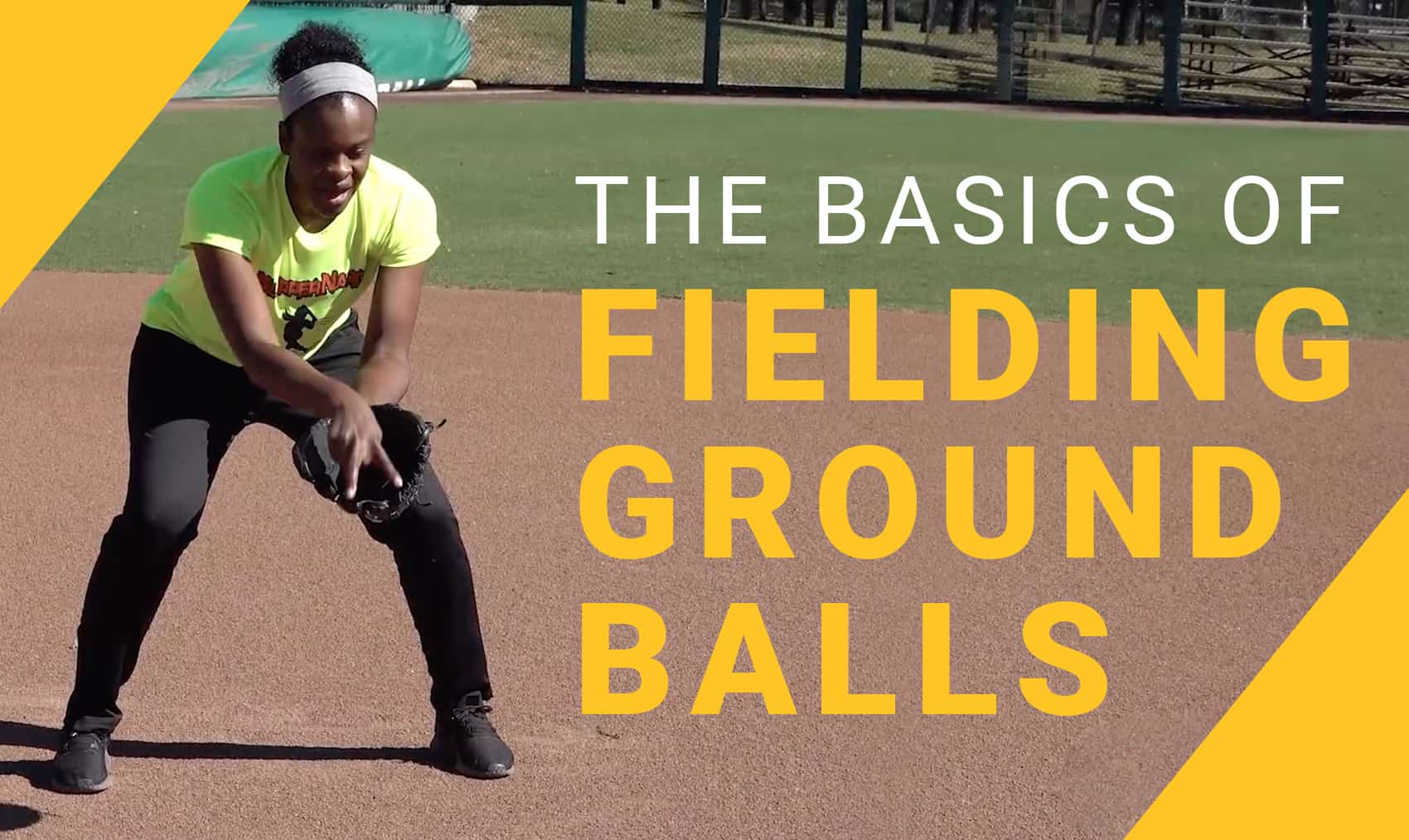 The basics of fielding ground balls The Art of Coaching Softball