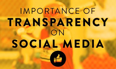 importance of transparency on social media graphic