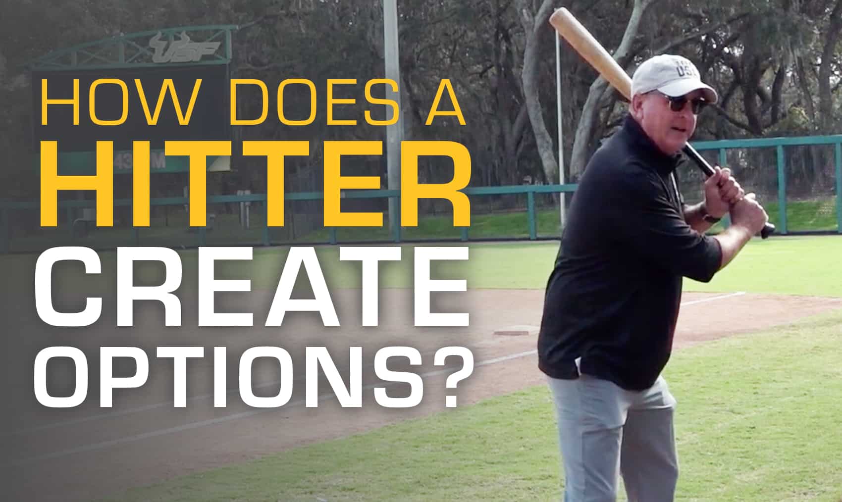How does a hitter create options? The Art of Coaching Softball