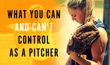 What can you control as a pitcher