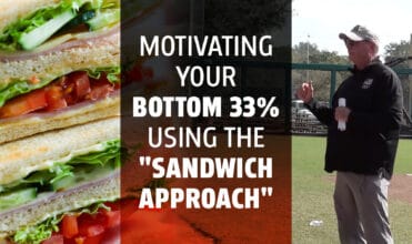 motivating your bottom 33% using the "sandwich" approach