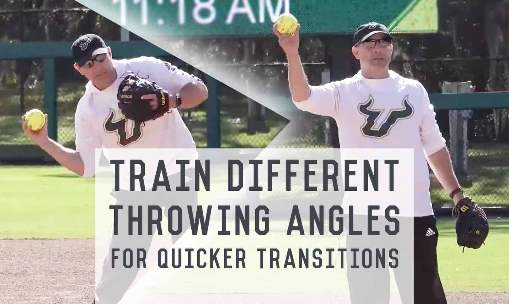 Train different throwing angles for quicker transitions The Art of